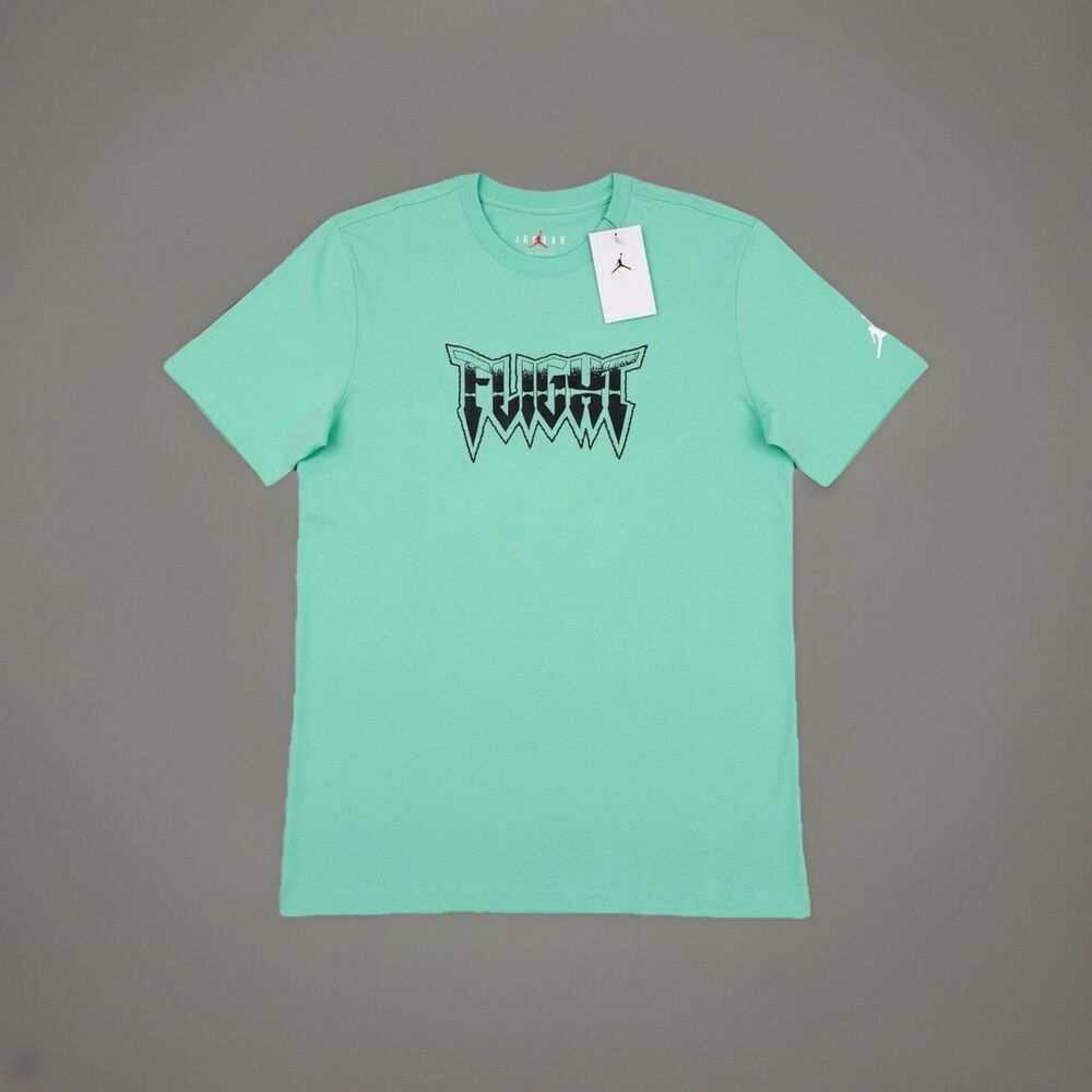 Jordan Brand Men's Fight  T-Shirt FN6023-349 Men’s Skull Graphic Emerald Rise